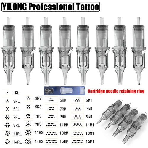 20-100Pcs Mixed Professional Sterile Tattoo Cartridge Needle Individual Package - product listing photo