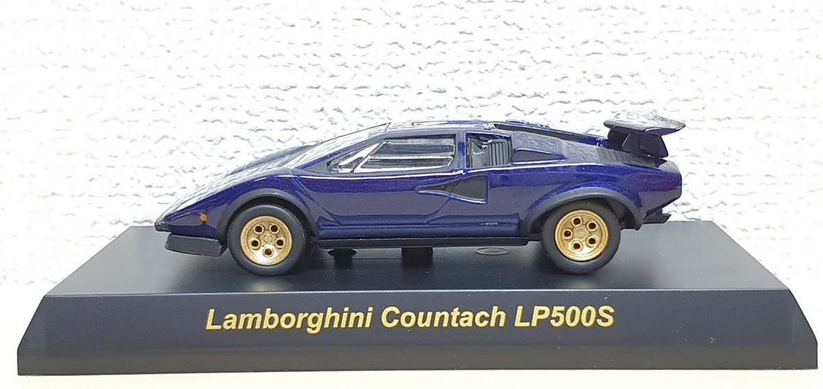 1/64 Kyosho LAMBORGHINI COUNTACH LP500S DARK BLUE diecast car