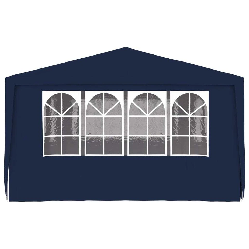 NNEVL Professional Party Tent with Side Walls 4x6 m Blue 90 g/m² - Image 4 of 4