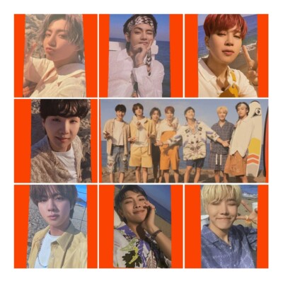 BTS BUTTER Peaches Official Photocard Selfie Photo Card New