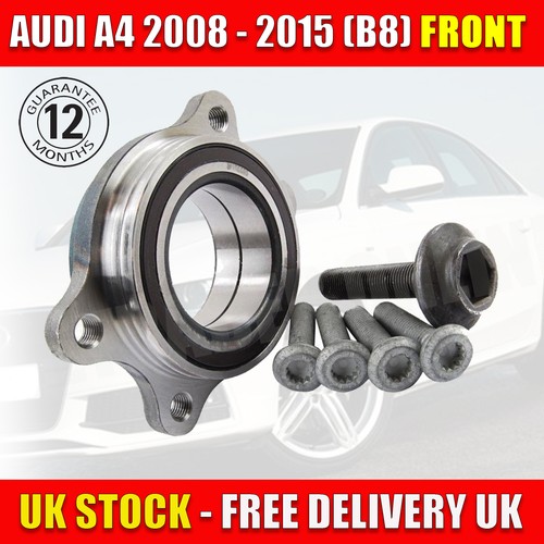 Audi A4 B8 Front Hub Wheel Bearing Kit 20082015 2.0 TDI FSI & 3.0 TDI