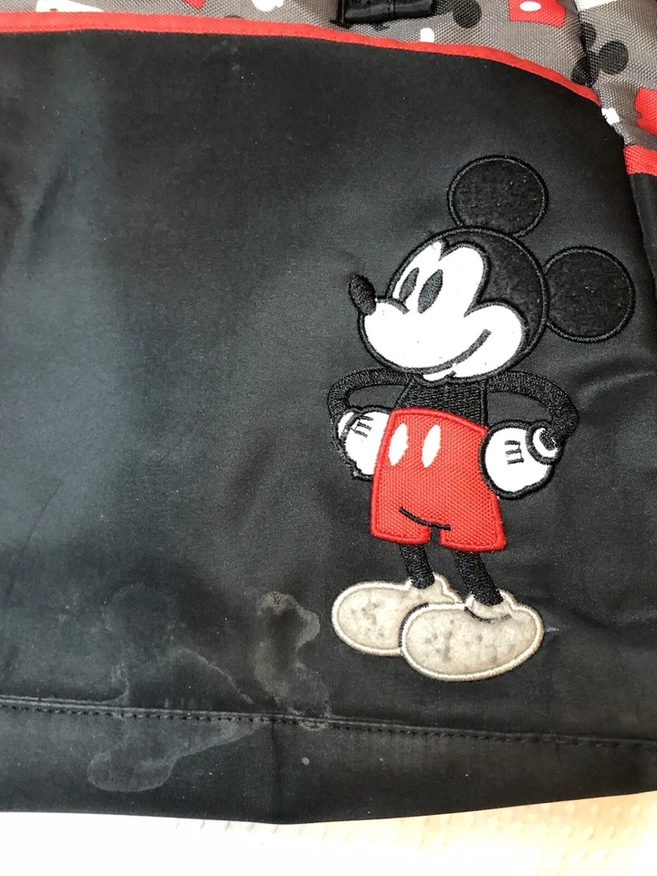 Disney Baby - Mickey Mouse - Usado - Bolsa de pañales para bebé - Niñas/Niños - Negro y Rojo Foto 3 de 4