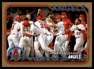 2024 Topps Gold Los Angeles Angels 0589/2024 Los Angeles Angels