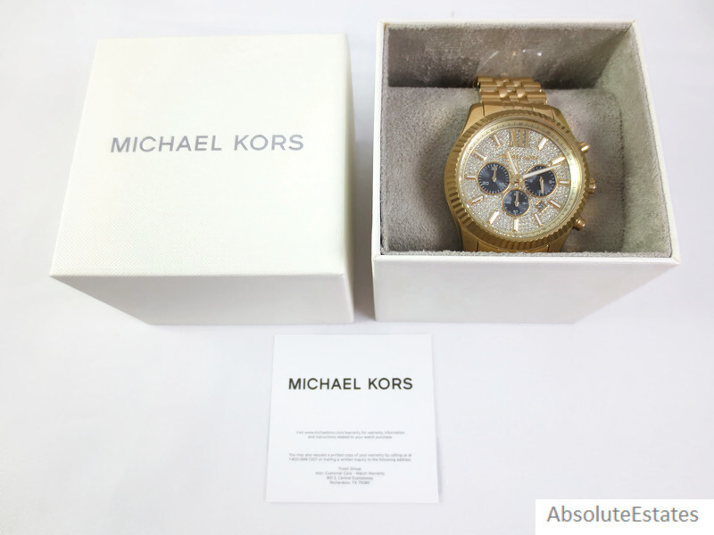 Michael Kors Lexington MK8494 Wrist Watch for Men for sale online