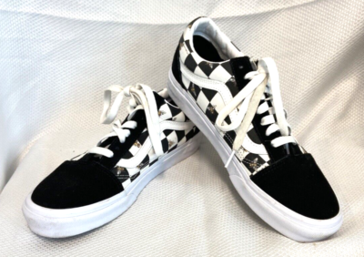 Vans Old Skool Bee Black White Checks Checkered Men Wmn