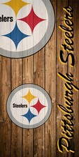 Pittsburgh Steelers Cornhole Board Vinyl wraps