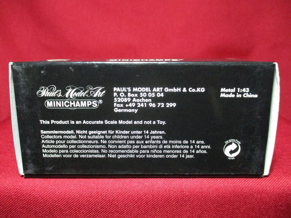 1/43 Scale 2002 Mercedes Benz E-Class Blue Ltd Ed 2016 pcs Minichamps Spark TSM - Image 4 of 4