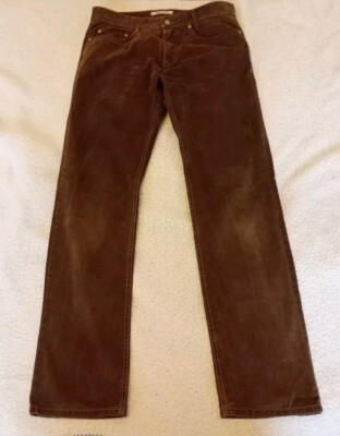 MAC Arne Jeans Men's Brown Denim Straight Leg Trousers Size W 32