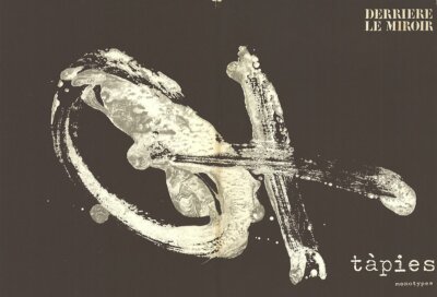 ANTONI TAPIES DLM Cover No. 210 15'' x 22'' Lithograph 1974 Expressionism White, B