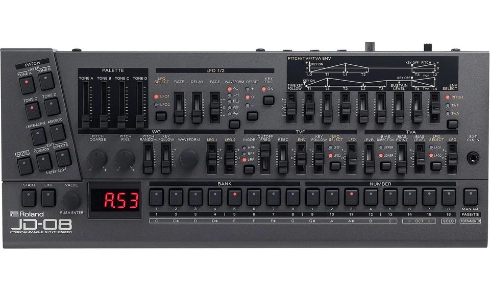 Roland JD-08 | Soundmodul | JD-800 Sounds | Akku | OVP & NEU