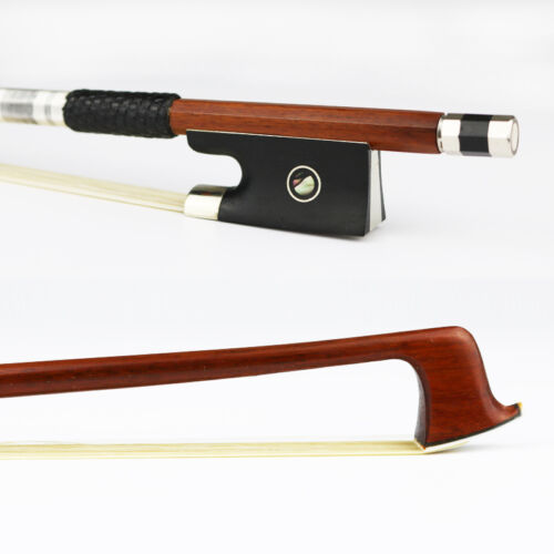 Special offer! NEW 4/4 Size Advanced Pernambuco Violin Bow Natural Horsehair - Afbeelding 1 van 12