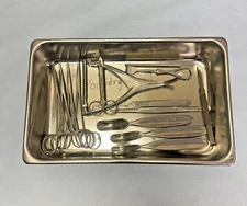 14 Piece SSI Ultra Symmetry Codman Podiatry Set w/ Sterilization Tray