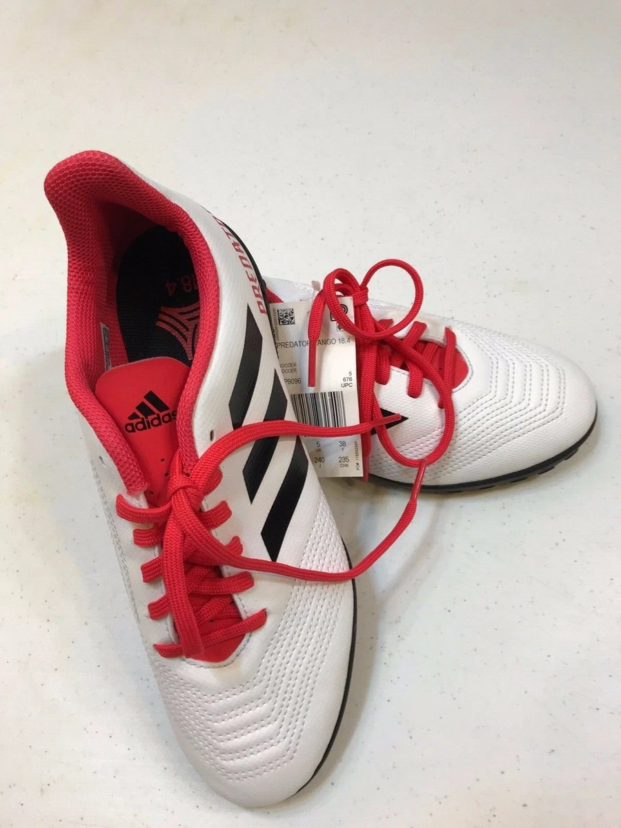 Adidas Predator Tango 18.4 Soccer Shoe White Male Size 5.5