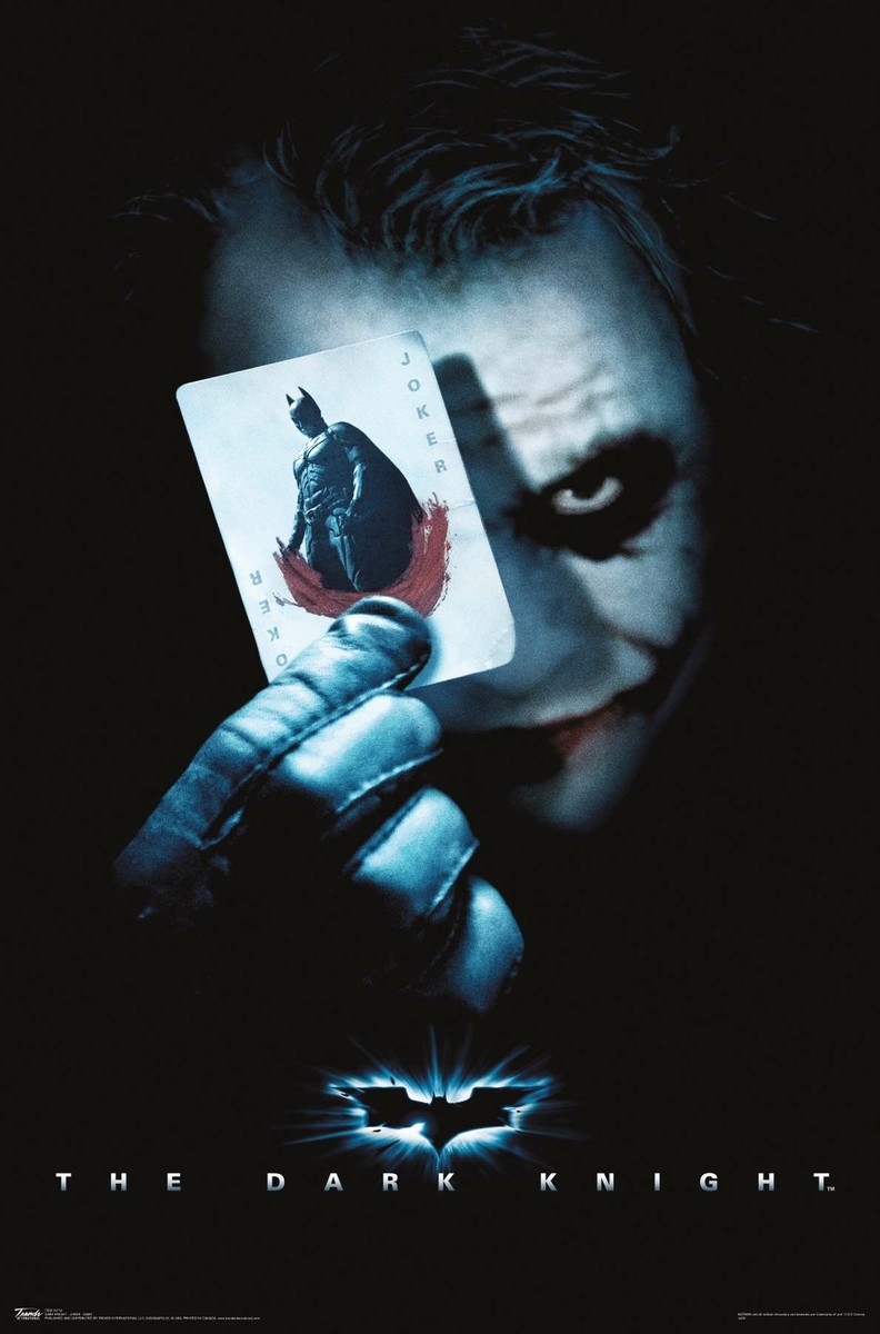 DC Comics Movie - The Dark Knight - The Joker with Batman Playing