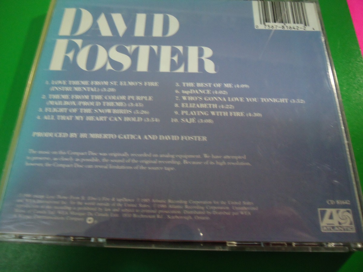 DAVID FOSTER ~ Self Titled ~ CD in Canada | eBay
