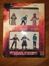 Star Trek Generations Set of 6 Collectible Figurines Set Applause VTG 1994 NIP