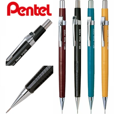 Pentel P200 Automatic Mechanical Pencil 0.3 0.5 0.7 0.9 mm P203 P205 P207 P209