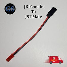 RC JR Female To JST Male Adapter Lead Connector Conversion Cable Futaba Receiver
