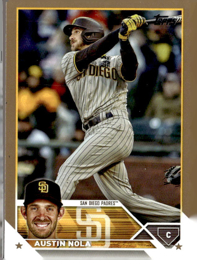 2023 Topps #486 Austin Nola Gold #/2023 San Diego Padres (L