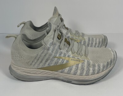 Brooks Bedlam Womens Size Running White Gray Athletic Trainer  Sneakers