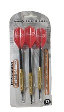 Rare Halex Soft Tip Darts Competition Classic Brass 17 GRAM Poly Shaft NEW
