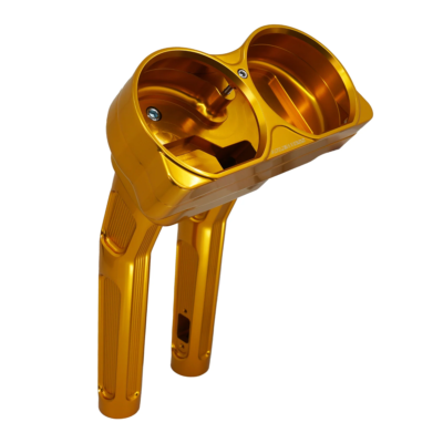 Arlen Ness 520-046 Gold Kickback Method Handlebar Riser 10