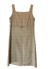 Ann Taylor Floral Sleeveless A-Line Lined Dress Womens Size 8 