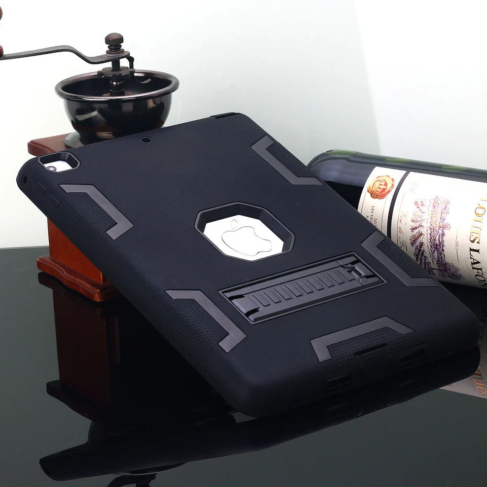 Shockproof Heavy Duty Stand Case Cover For iPad 6th/5th/mini 4/Air 1/2/Pro 12.9" - Image 3 of 4