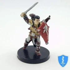 Valeros, Human Fighter - Iconic Heroes Evolved #1 Pathfinder Battles D&D Mini