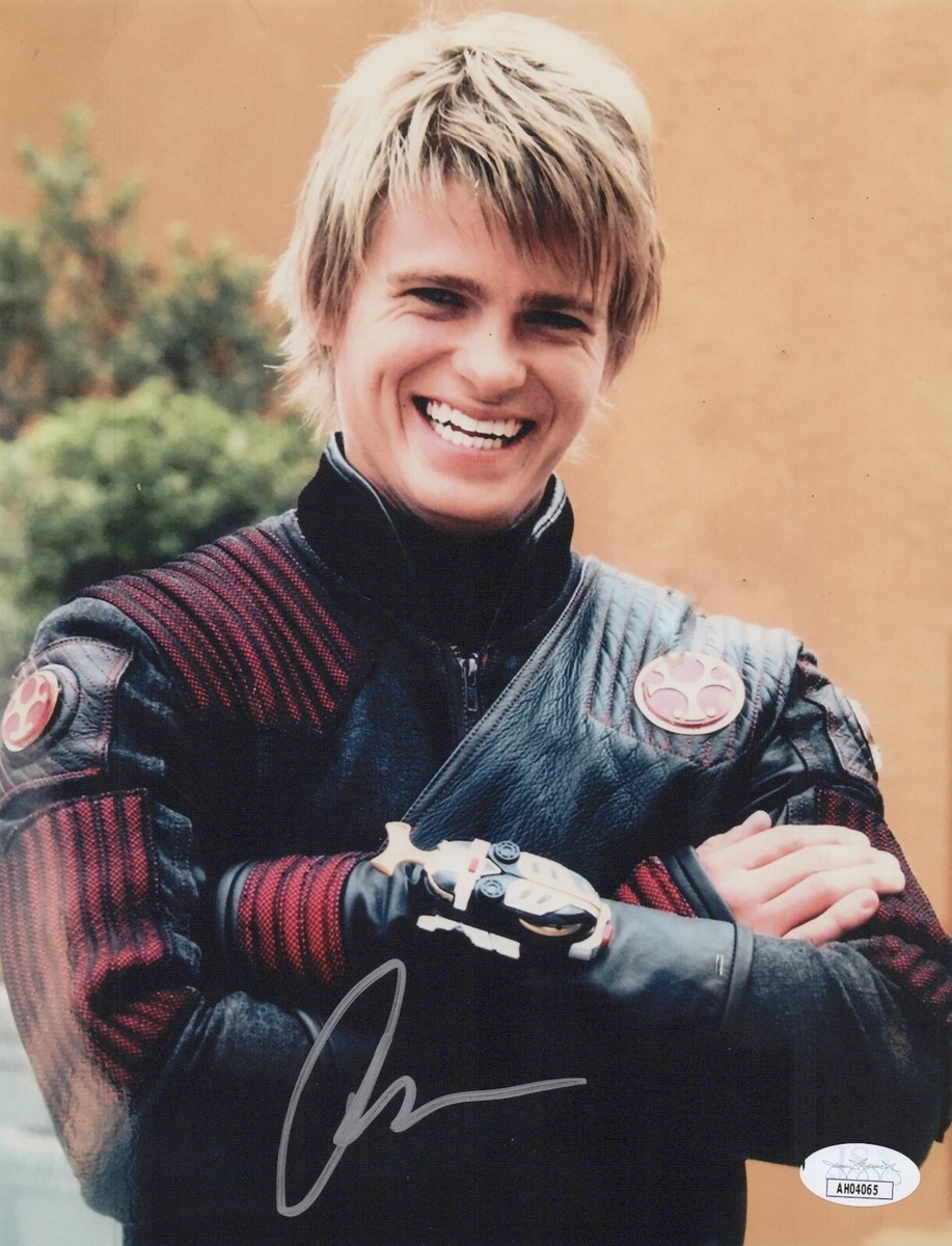 ADAM TUOMINEN Signed POWER RANGERS 8x10 Photo NINJA STORM