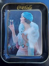 collectable metal Coca-Cola serving tray 1973