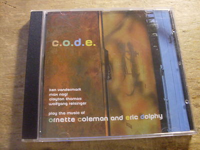 c.o.d.e.Vandermark Nagl Thomas Reisinger -Ornette Coleman Eric Dolphy [CD Album]