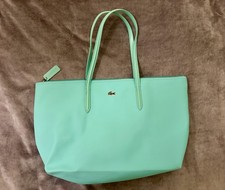 Lacoste Mint Green Bag, Anna Tote, Size 46x27x23.5cm, Logo, Free Postage