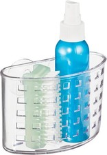 Suction Cup Shower Caddy Basket Bathroom Storage Organizer Clear