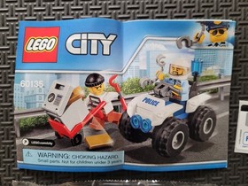 LEGO CITY Police 60135: ATV Arrest, New and Factory Sealed Bags, NO BOX, Retired