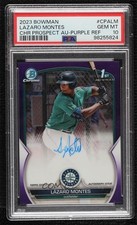 2023 Bowman Chrome Prospect Purple Refractor /250 Lazaro Montes PSA 10 Auto 10no