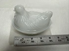 Hazel Atlas Milk Glass Hen On Neast Vintage White Milk Glass Chicken On Nest