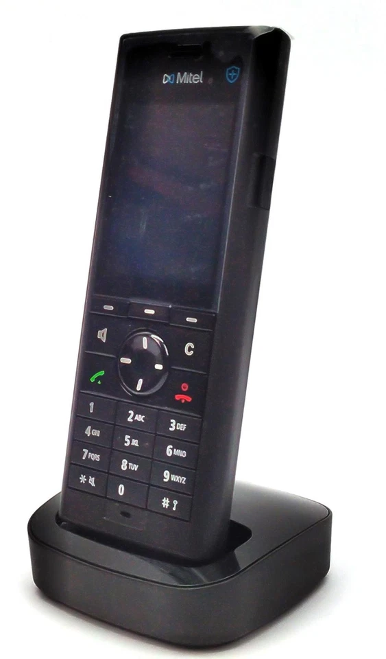 Aparelho Mitel 712DT DECT extensão sem fio display LCD + doca 51310674 - Imagem 3 de 4