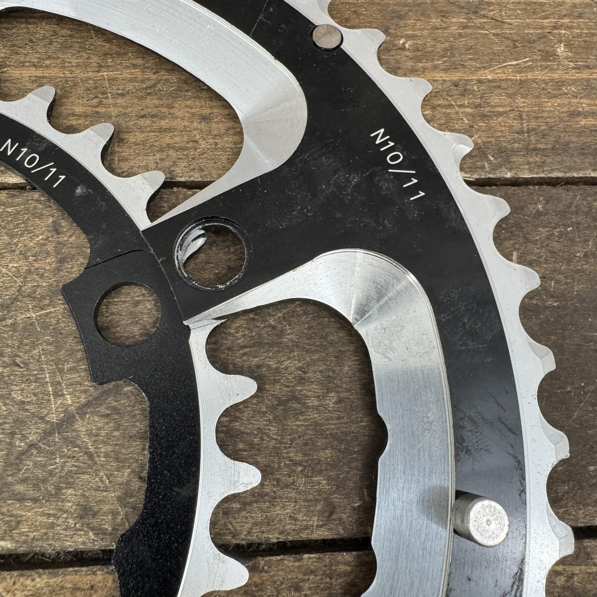 FSA 50/34T Chainring Set 110 BCD 5-Arm Black Aluminum Road Bike