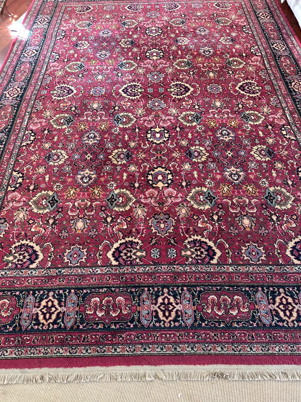 8x11 KARASTAN WILLIAMSBURG HERATI 558 100% WOOL RUG - VERY GOOD CONDITION