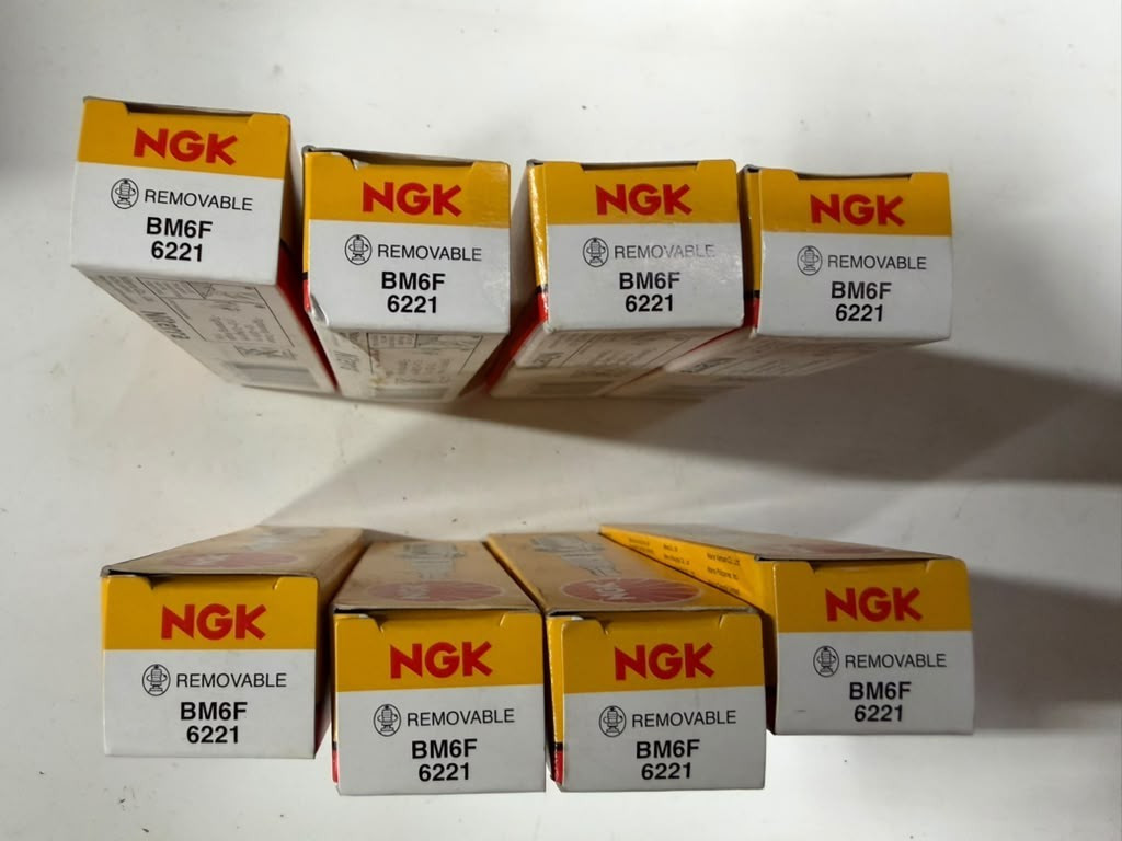 NGK BM6F 6221 Nickel Spark Plug, LOT OF 8