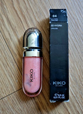 KIKO MILANO 3D HYDRA LIPGLOSS 6.5ml PEACH ROSE 04 NEW