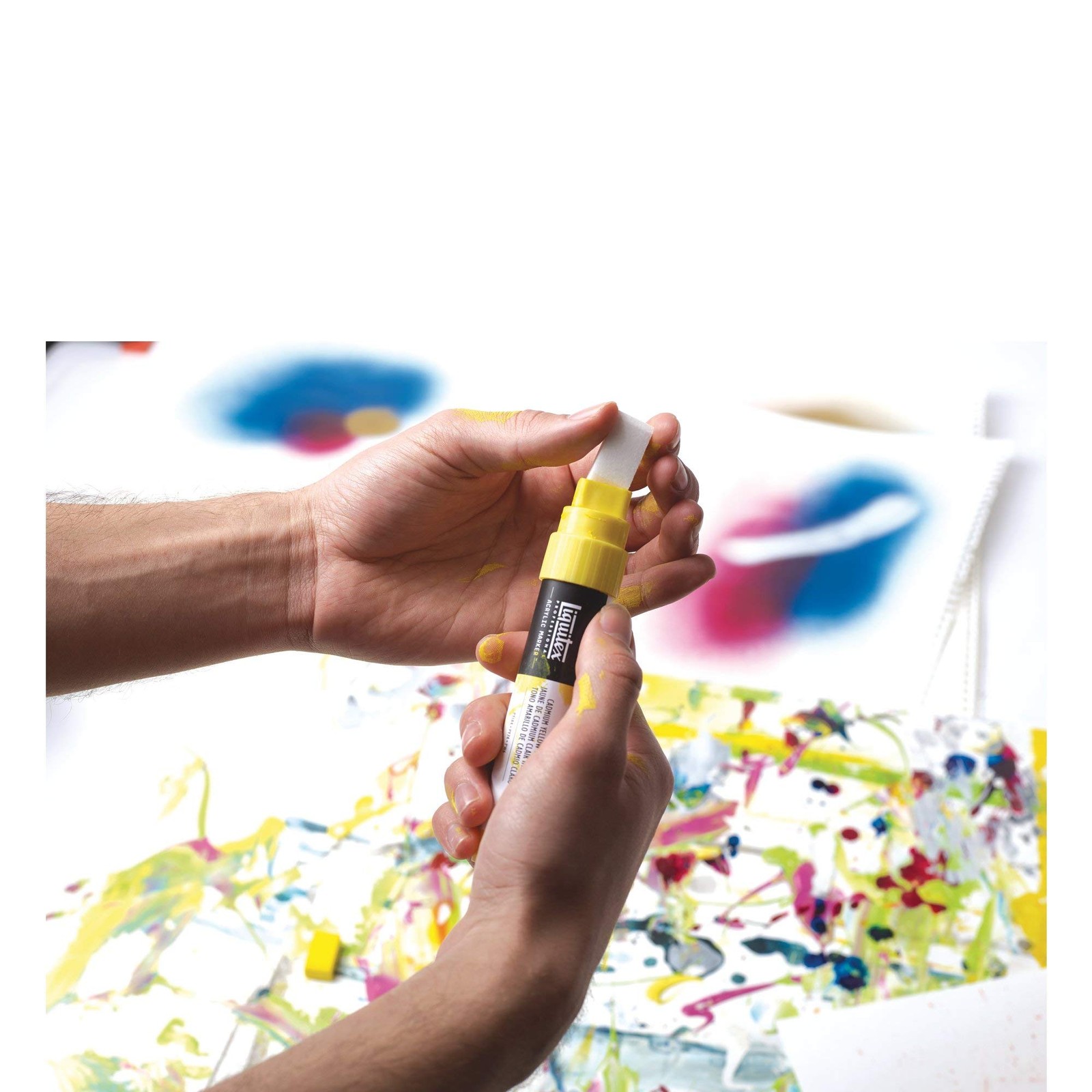 Liquitex Professional Fine Paint Marker, 8mm, Vivid Lime Green