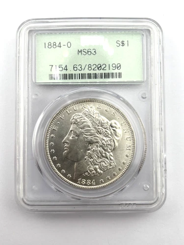 1884-O Morgan Silver Dollar PCGS MS 63