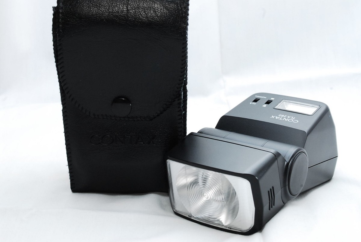 N Mint] CONTAX TLA 280 Shoe Mount Flash w/Case for G1 G2 645