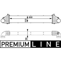 LadeluftküHler Mahle Ci 139 000P FüR Volvo S40 Ii V50 C30