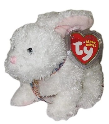 Ty Beanie Baby - NIBBLE the Bunny Rabbit (5 Inch) MWMTs Plush