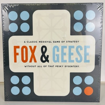 Fox and Geese Game Set by Galison and Brass Monkey (2023, Game) Sealed