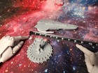 The Galactic Starport Husnock Karnak Battlecruiser PLA Model w base Non Canon — photo 4
