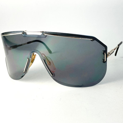Vintage 80s BOEING By Carrera 5703 Sonnenbrille Pilot Wrap Shield Oversize Herren